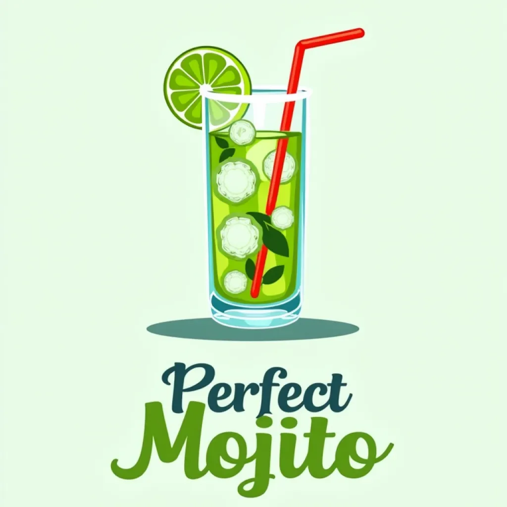 Tropical Mojito Logo Design