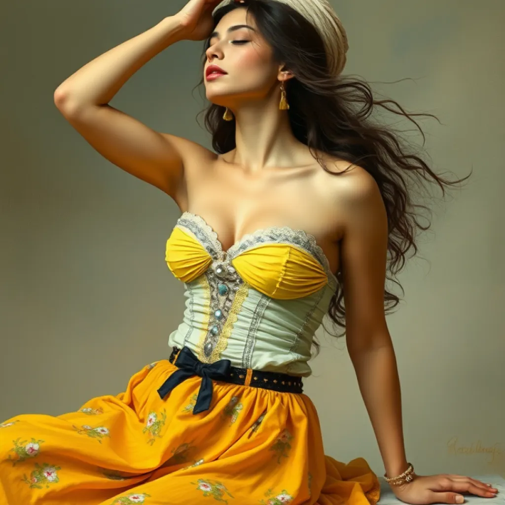Degas-Inspired Portrait of Shakira