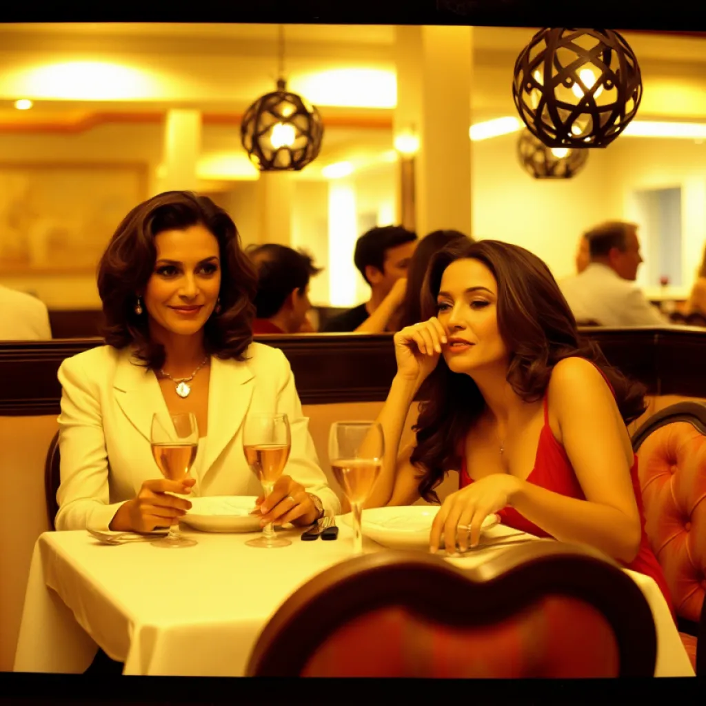 Sofia Vergara & Sophia Loren at an Italian Trattoria