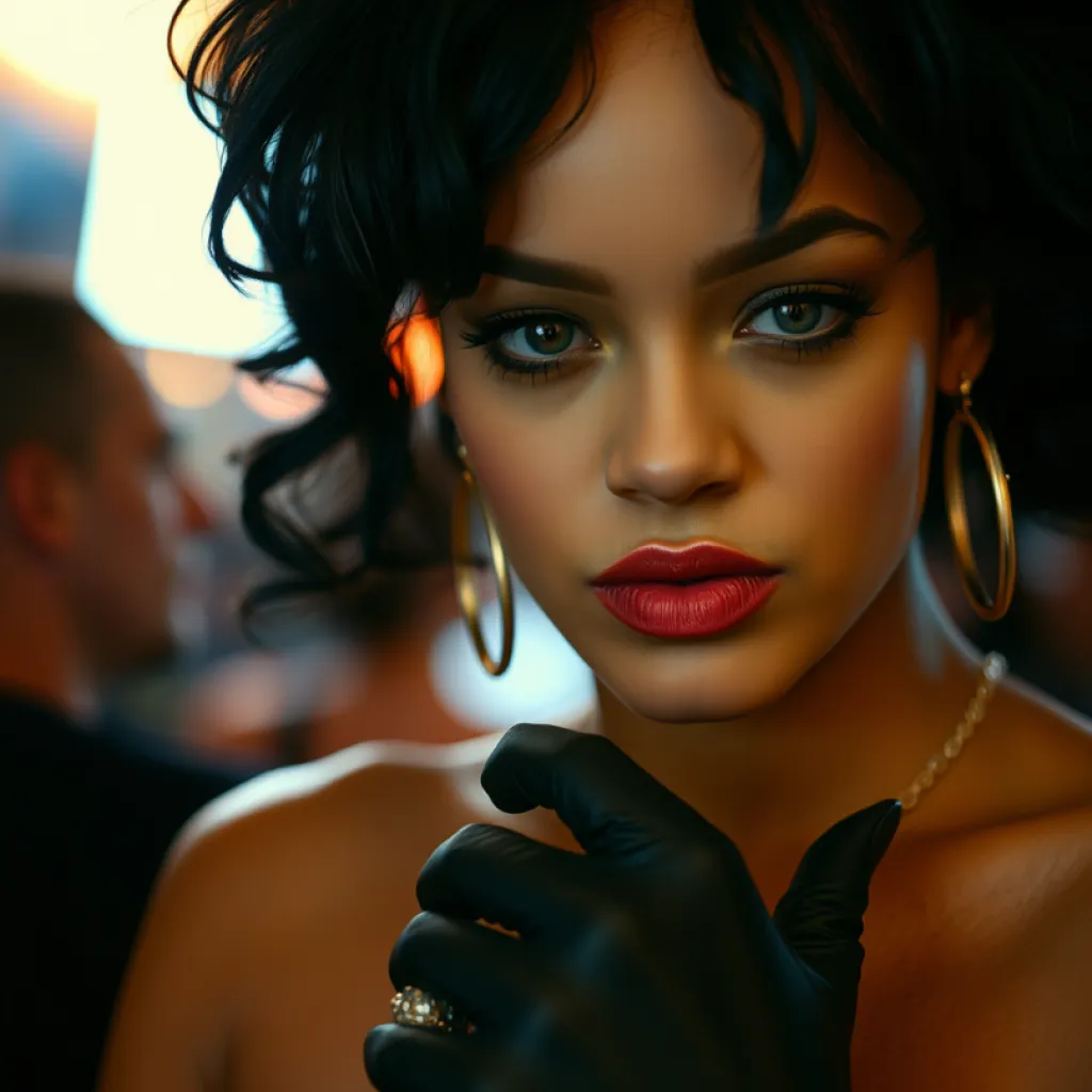 Cinematic Portrait of Rihanna