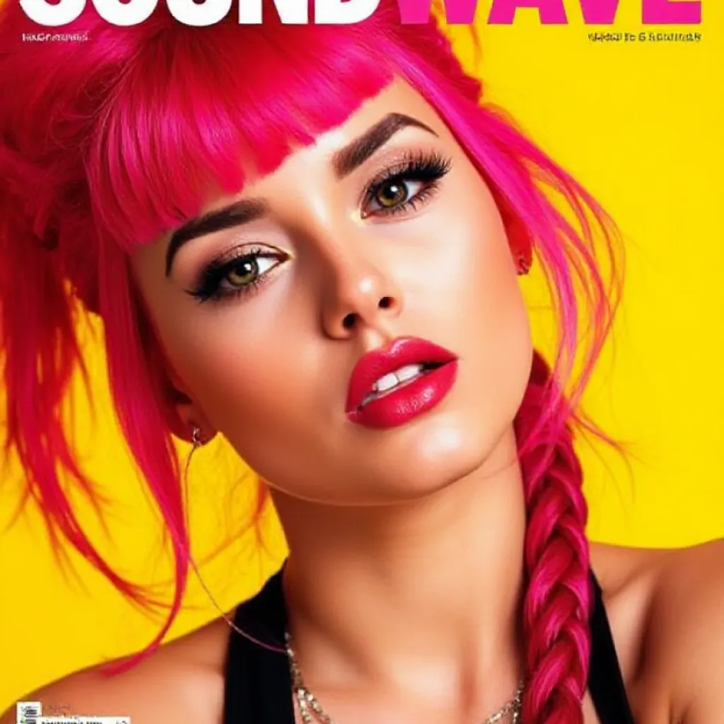 Vibrant Pop Star on Soundwave Cover