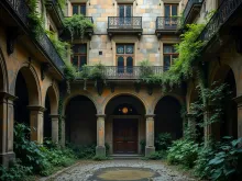 Decaying Grandeur: Barcelona's Aldaya Mansion
