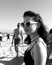 1960s Bohemian Katy Perry at Beach Bar