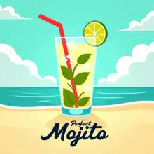 Tropical Mojito - Perfect Logo Design