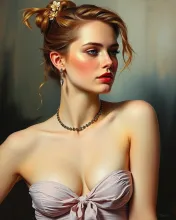 Degas-inspired Portrait of Margot Robbie