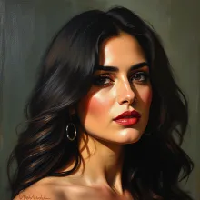 Rembrandt-Inspired Portrait (Unnamed Subject)