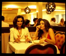 Sofia Vergara & Sophia Loren at an Italian Trattoria