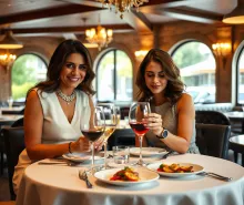 Three Divas at an Italian Trattoria