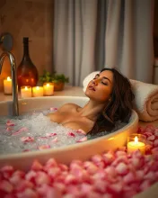 Tranquil Luxury: A Modern Klimt-Monet Homage