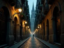 Gothic Quarter Mystery: Barcelona at Night