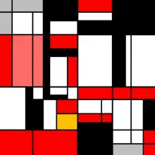 Futuristic De Stijl Dynamic Grid