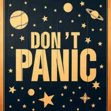 Title: "Hitchhiker's Guide: 55 Star Map