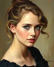 Jennifer Lawrence-inspired Degas Portrait