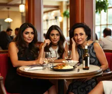 Sofias Dining in an Italian Restaurant