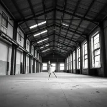 Abandoned Warehouse Ballerina Dance