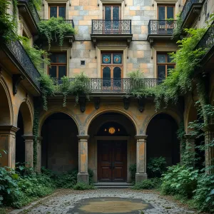 Decaying Grandeur: Barcelona's Aldaya Mansion