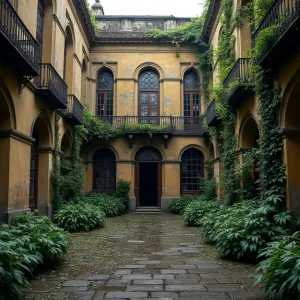 Decaying Grandeur: Barcelona's Aldaya Mansion