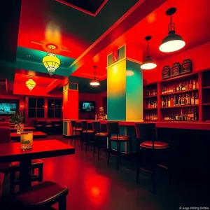 Futuristic Geometric Abstract, De Stijl Inspired Mojito-Daiquiri Homage