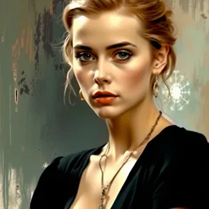 Abstract Dance Portrait (After Degas)