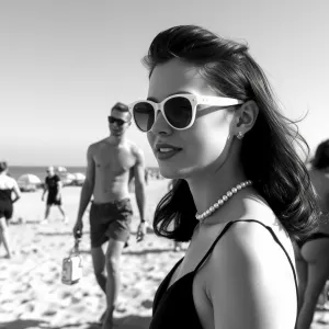 1960s Bohemian Katy Perry at Beach Bar