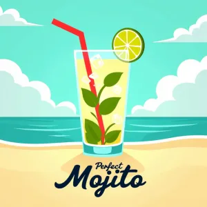 Tropical Mojito - Perfect Logo Design