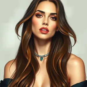 Georges Töpfer-inspired Megan Fox Portrait