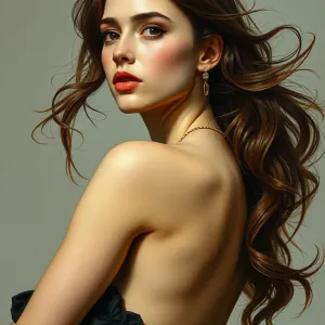 Degas-Inspired Portrait of Megan Fox