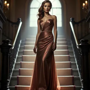 Grand Staircase Chiaroscuro Portrait by Annie Leibovitz