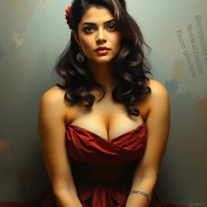 Degas-inspired Abstract Portrait