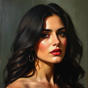 Rembrandt-Inspired Portrait (Unnamed Subject)