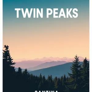 Abstract Landscape: Twin Peaks Scene