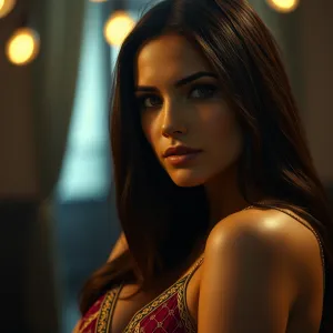 Cinematic Megan Fox Portrait