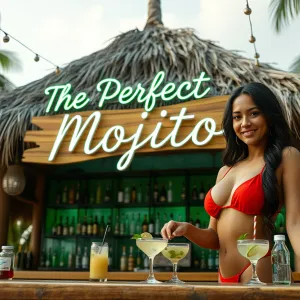 Tropical 'The Perfect Mojito' Bar Scene with Mixologist