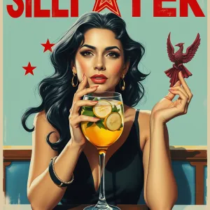 Soviet-Style Mojito Propaganda (Salma Hayek)