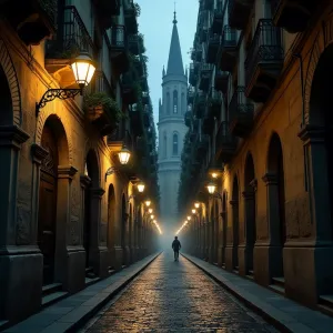 Gothic Quarter Mystery: Barcelona at Night