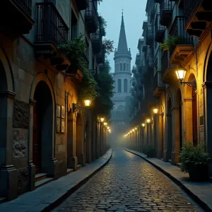 Gothic Quarter Mystery: Barcelona at Night