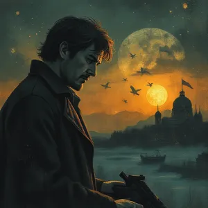 Abstract Landscape Scene