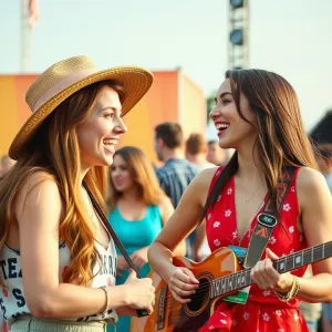 Vibrant Summer Music Festival Gathering