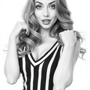 Confident Stripe Portrait