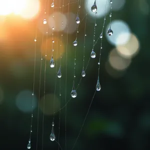 Raindrops on Spider Web with Bokeh Highlights

The goal here was to create a concise and descriptive title for the AI-generated artwork that highlights its main features, while keeping it short for easy reference.