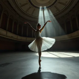 Abandoned Theater Ballroom Dance with Sunlight, Artistic Urbex Photography

This title conveys a sense of abandonment and elegance while also referencing the style and camera used to capture the image.