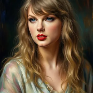 Taylor Swift painted in the style of Degas