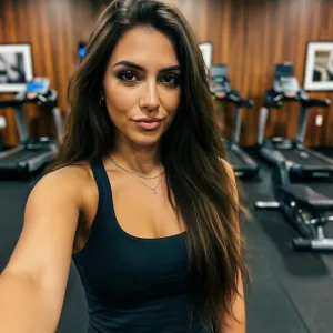 Overall Impression: The image is a selfie taken by a young woman