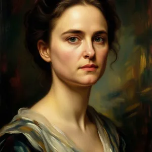 Natalie Portman painted in the style of Degas