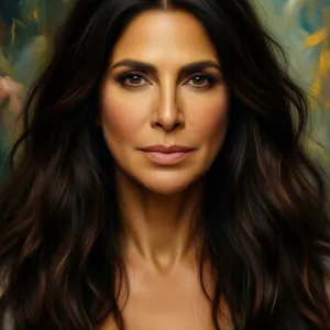 Sofia Vergara painted in the style of Degas