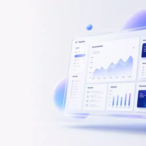Create a modern SaaS website hero image for an AI productivity platform