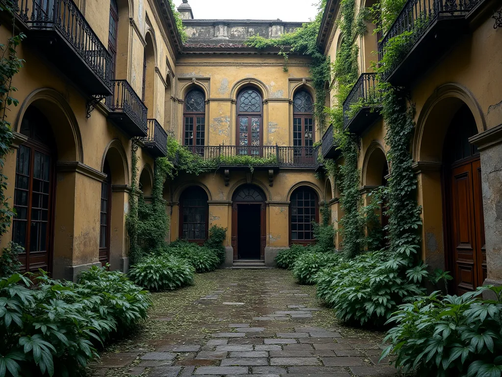 Decaying Grandeur: Barcelona's Aldaya Mansion