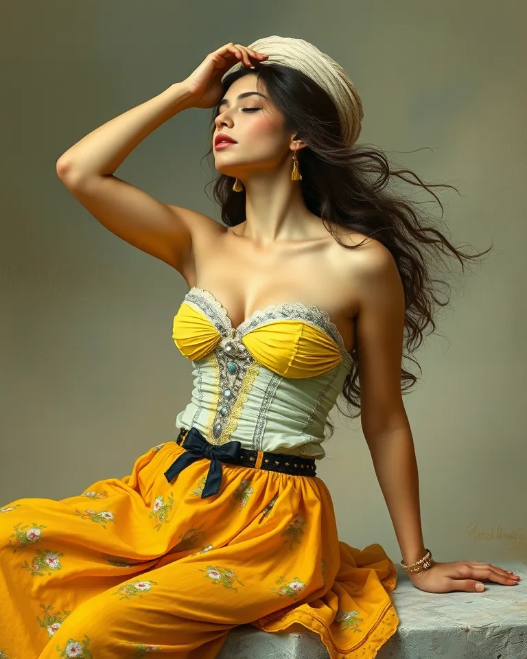 Degas-Inspired Portrait of Shakira