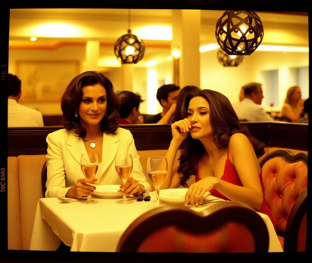 Sofia Vergara & Sophia Loren at an Italian Trattoria