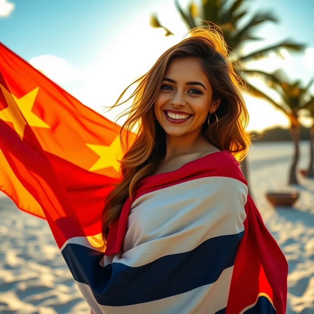 Radiant Ana de Armas on Cuban Beach: Cinematic Heritage Embrace
